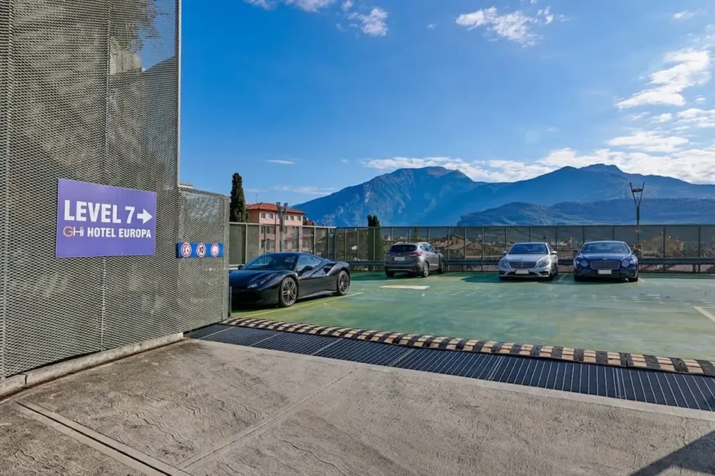 Parcheggio panoramico dell'Hotel Europa