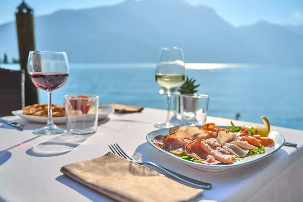 Pranzo vista Lago di Garda